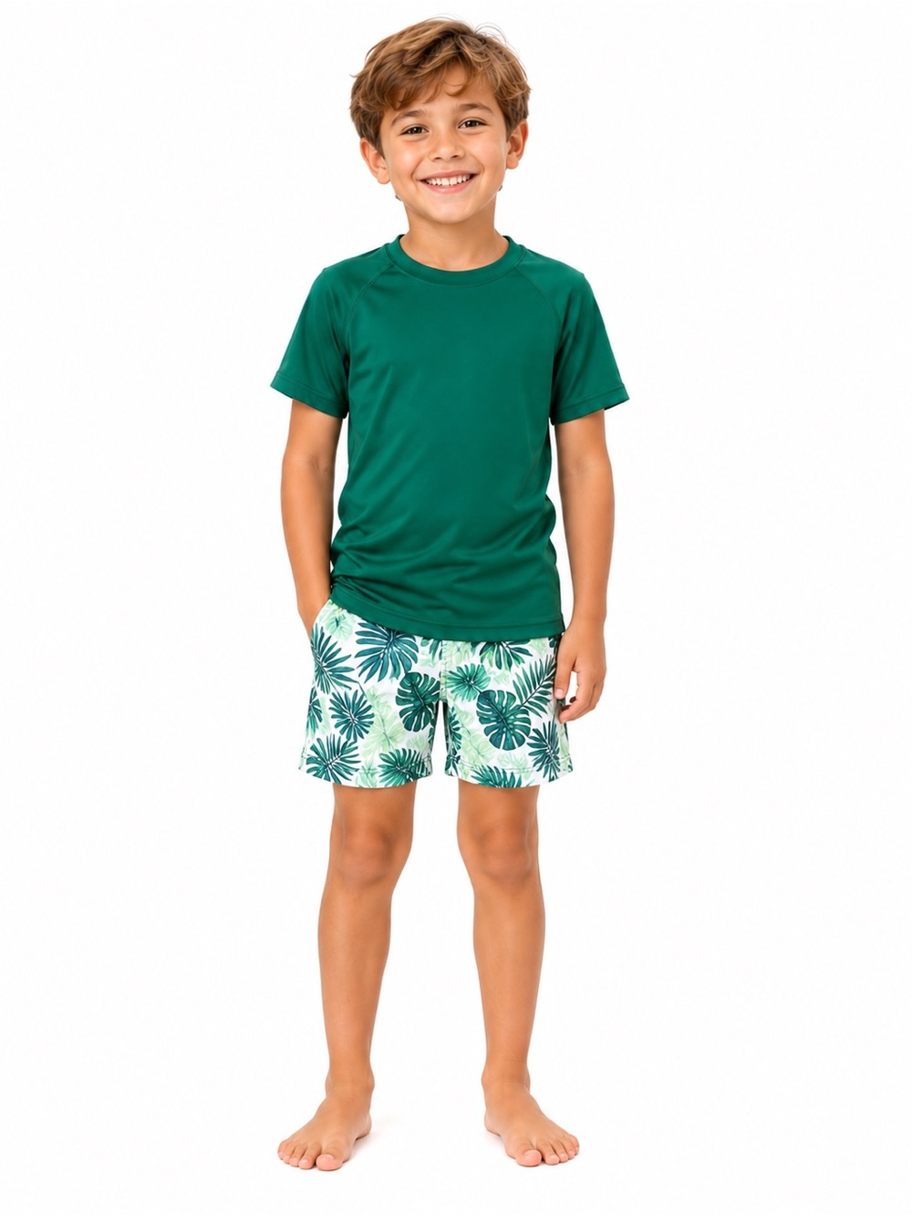 Spark Surf Green Rashguard - Picture 2 of 4